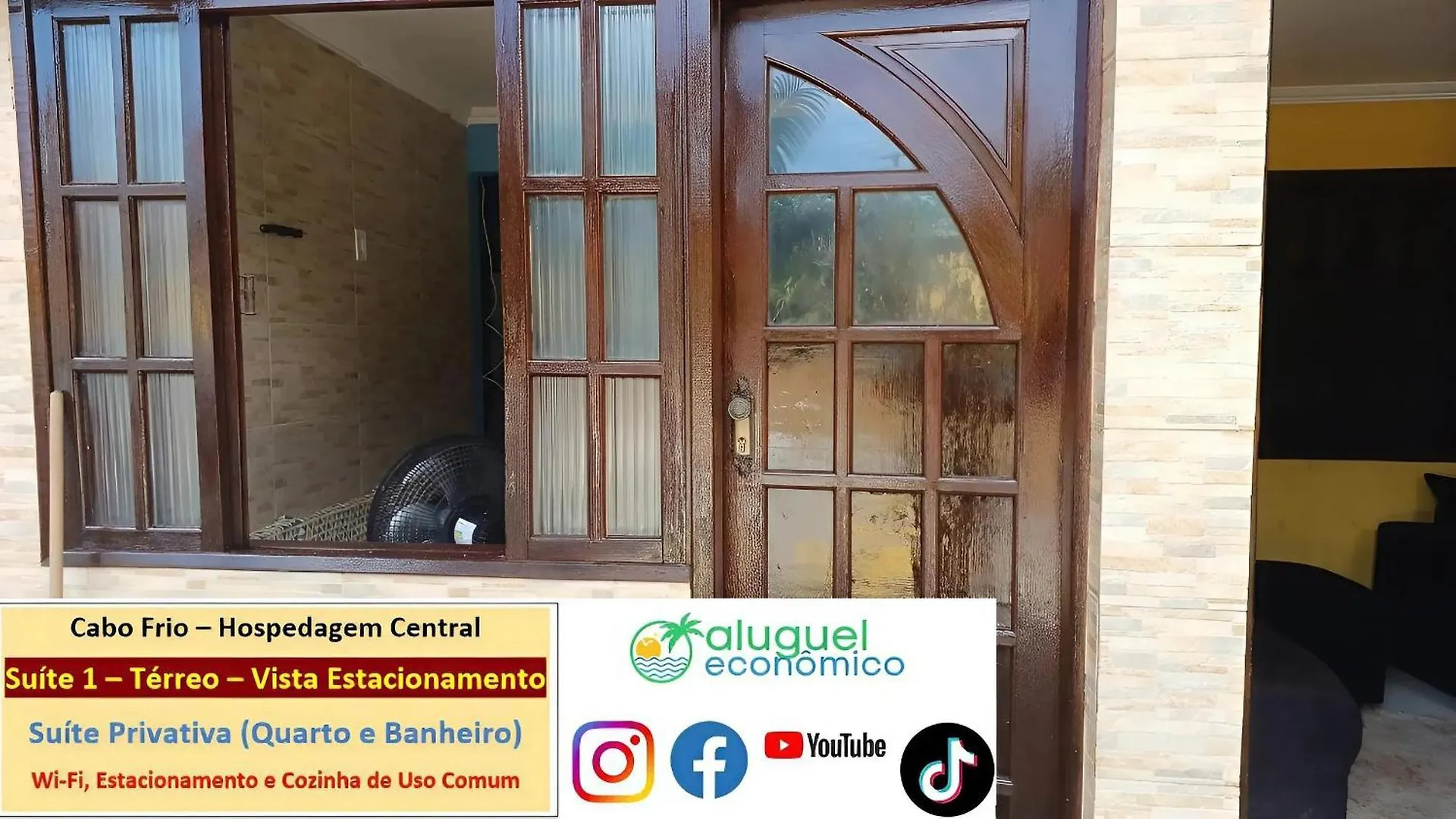 Apartamento Cabo Frio - Hospedagem Central - Aluguel Economico Brasil