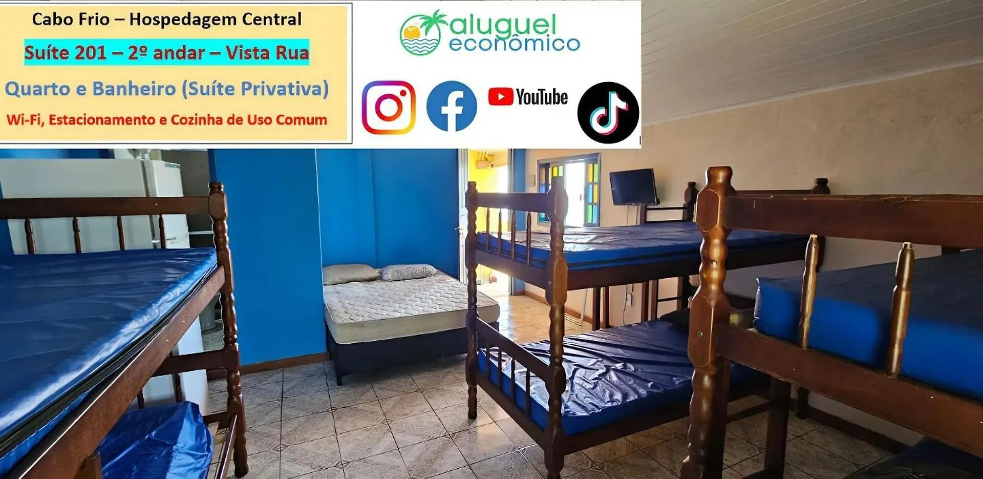 Cabo Frio - Hospedagem Central - Aluguel Economico Apartamento Cabo Frio